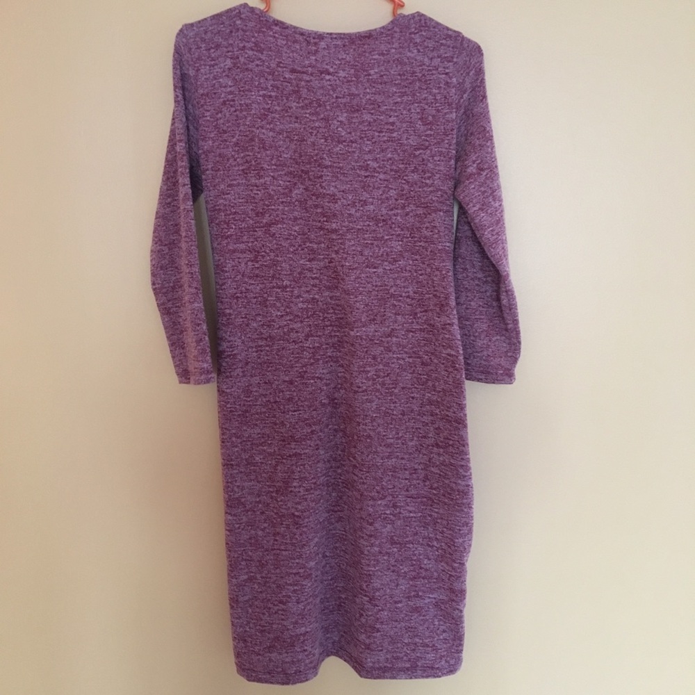 Reference Point Ruched Waist 3/4 Sleeve Dress - Picture 4 of 4